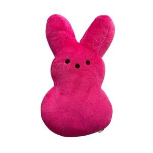 Peeps Pink Bunny Plush Animal Adventure Sparkle Easter Decor Stuffed Spring 12"